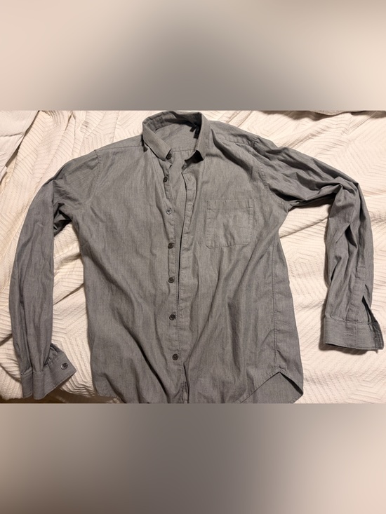 Theory Other - Theory Men's Light Gray Button-Front Shirt Jacket
